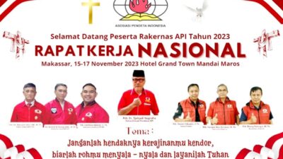 Sebanyak 300 Pendeta Se-Indonesia Adakan Rakernas API 2023