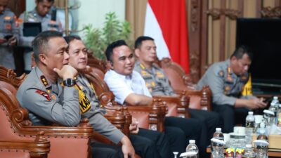 Wujudkan Pemilu Damai Kapolda Jatim Kunjungi Kantor DPRD Jawa Timur