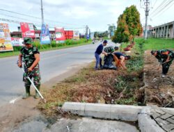 Sinergitas Tiga Pilar Kecamatan Loa Janan Jaga Kebersihan Lingkungan