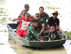 Kodim 0906/Kutai Kartanegara Lakukan Restorasi Aliran Sungai