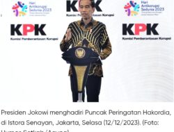 Presiden Jokowi: Pemberantasan dan Pencegahan Korupsi Butuh Upaya Masif dan Sistematik