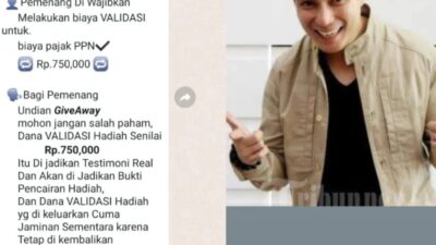 Warga Labura Jadi Korban Penipuan Give away Baim Wong, Uang Puluhan Juta Raib