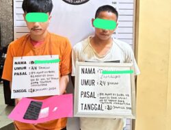 Dicegat Polisi, 2 Pengedar Sabu Naik Speda Motor Ninja Ketangkap