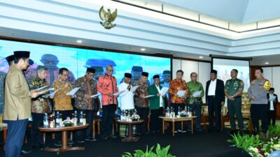 Panglima TNI Hadiri Deklarasi Pemilu Damai Lintas Ormas dan Agama