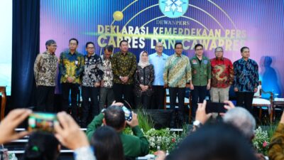 Panglima TNI Hadiri Deklarasi dan Penandatangan Komitmen Bersama Kemerdekaan Pers