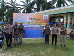 Masa Tenang, Bawaslu Labura Laksanakan Apel Siaga dan Patroli 