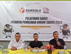 Jalankan Amanat Undang- Undang, Bawaslu Labura Laksanakan Pelatihan Kepada Para Saksi Peserta Pemilu