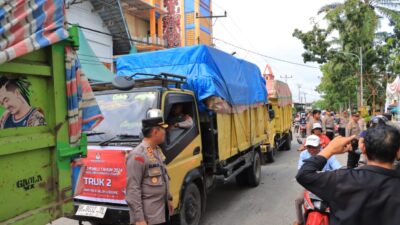 Polres Labuhanbatu Siap Lepas Penyaluran Logistik Pemilu Dengan Aman