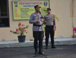 Polres Labusel Gelar Apel Pergeseran Pasukan Pengamanan TPS Pemilu