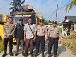 Polres Labuhanbatu beserta KPU, Bawaslu Kawal Pergeseran Logistik di Bilah Hilir