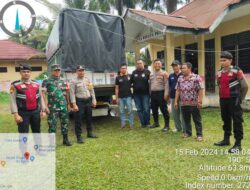 Polres Labusel Kawal Pengiriman Kotak Suara