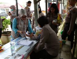 Tim Nakes Polres Labuhanbatu Lakukan Pengecekan Kesehatan Petugas TPS 