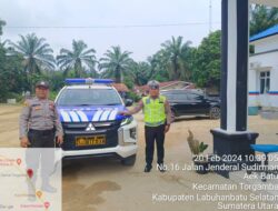 Sat Lantas Polres Labusel Lakukan Patroli Dialogis di Kecamatan Torgamba