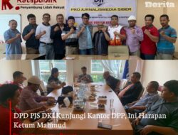 DPD PJS DKI Kunjungi Kantor DPP, Ini Harapan Ketum Mahmud