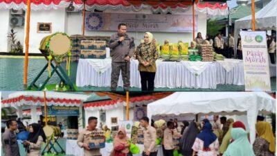 Kejari Labusel Buka Pasar Murah Di Bulan Suci Ramadhan