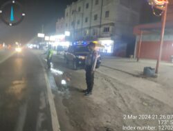 Polsek Torgamba Gencarkan Patroli Blue Light