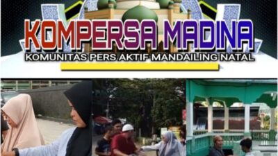 Berbagi Takjil Bukaan Puasa Ala KOMPERSA Madina Bantu Geliat UMKM di Panyabungan.