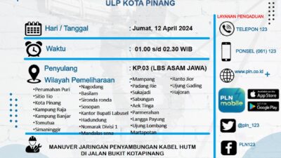 Menejer UP3 Labusel Minta maaf Atas Pemadaman PLN dan Memastikan Pasokan Cadangan