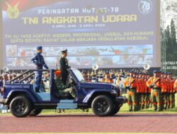 Panglima TNI Pimpin Upacara HUT Ke-78 TNI AU