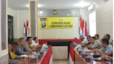 Kapolres Labusel Pimpin Rakor Tentang Penerbitan Angkutan Umum