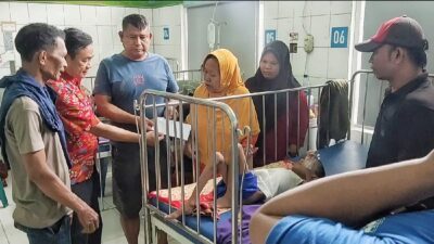 Tokoh Tionghoa Labuhanbatu Kunjungi Bocah Penderita Jantung Bocor