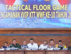 Jelang KTT World Water Forum, TNI Gelar Tactical Floor Game di Bali