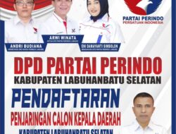 Partai Prindo Terima Pendaftaran Calon Bupati dan Wakil Bupati Labusel