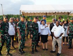 Panglima TNI Tinjau Proyek Food Estate dan Pompanisasi di Papua Selatan