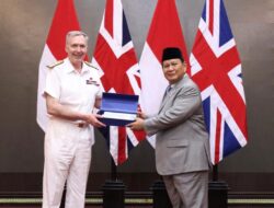 Menhan RI Prabowo Sambut Kunjungan Kehormatan Panglima Angkatan Bersenjata Inggris
