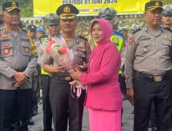 Polres Labusel Gelar Upacara Kenaikan Pangkat