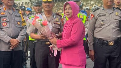 Polres Labusel Gelar Upacara Kenaikan Pangkat