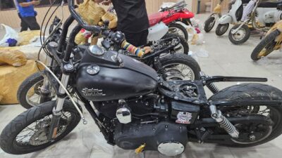 Kodam I/BB Bongkar Jaringan Penyelundupan Internasional, 10 Unit Motor Gede Asal Thailand dan Harley Davidson Diamankan