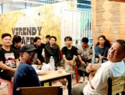 Pendiri dan Pengurus UKM Mapala 09 FT Unhas Berkunjung ke Virendy Cafe