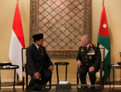 Menhan Prabowo Bertemu Raja Abdullah II Bahas Darurat Kemanusiaan di Gaza