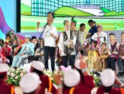 Panglima TNI Mendampingi Presiden Jokowi Acara Puncak Hari Anak Nasional