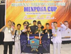 Atlit Taekwondo Labuhanbatu Sabet 4 Emas dan 8 Perak di Test Event PON XXI Kejurnas