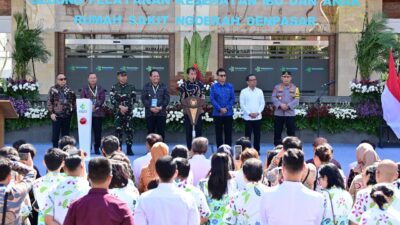 Presiden Resmikan Gedung Pelayanan Kesehatan Ibu dan Anak RS Ngoerah Denpasar