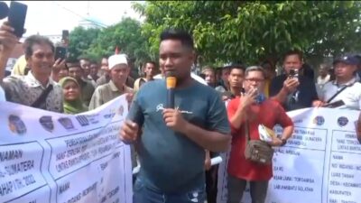 Masyarakat di Labusel Datangi Kantor Kejaksaan, Minta Usut Ganti Rugi Lahan Terdampak Proyek Kereta Api