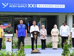 Presiden Resmikan Rehabilitasi dan Renovasi Pembangunan Venue PON XXI di Aceh