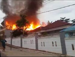 Satu Rumah Warga di Labusel Ludes Dimakan Sijago Merah