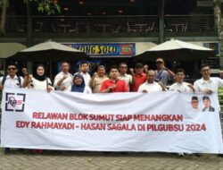 Tolak Politik Dinasti, Relawan Blok Sumut Siap Menangkan Edy Hasan di Pilgubsu