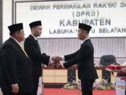 Ari Winata Ditunjuk Ketua DPRD Labusel Sementara, Sekwan Pening dana Pelantikan Pakai Duit Pribadi