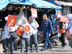 KPU Labuhanbatu Adakan Sosialisasi ke Pasar Tradisional Aeknabara