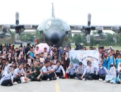 Tanamkan Cinta Dirgantara Sejak Dini, 911 Siswa TK dan SD Kunjungi Lanud Sultan Hasanuddin