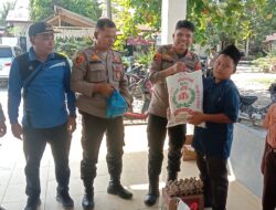 Jumat Berkah, Polsek Kualuh Hulu Bagikan Paket Sembako untuk Anak Yatim Piatu