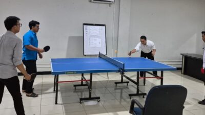 Turnamen Tenis Meja, Meriahkan HUT ke 129 BRI Branch Office Kotapinang