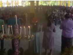 Umat Kristiani Antusias Ikuti Perayaan Natal Bersama di Desa Sei Lama