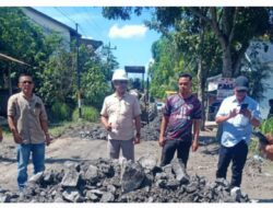 Jalin Kemitraan ke Masyarakat Sekitar, PTPN IV Regional l Bantu Perbaiki Jalan di Buntu Pane Asahan