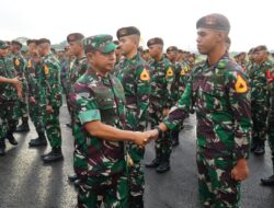 Panglima TNI Sambut Kedatangan Kontingen Patriot Indonesia