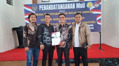 LBH Omega Tapteng dan Lapas Kelas IIA Sibolga Tandatangani MoU